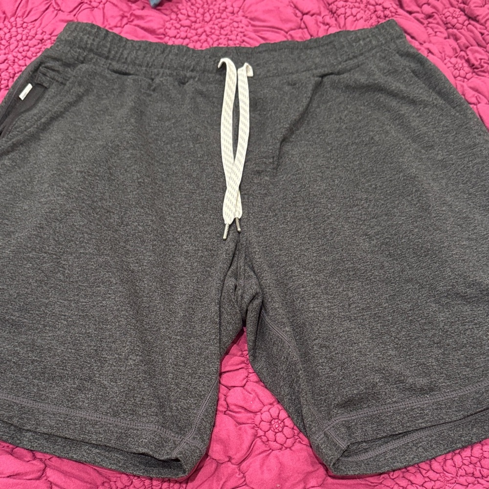 Vuori Men's Dark Gray Athletic Shorts